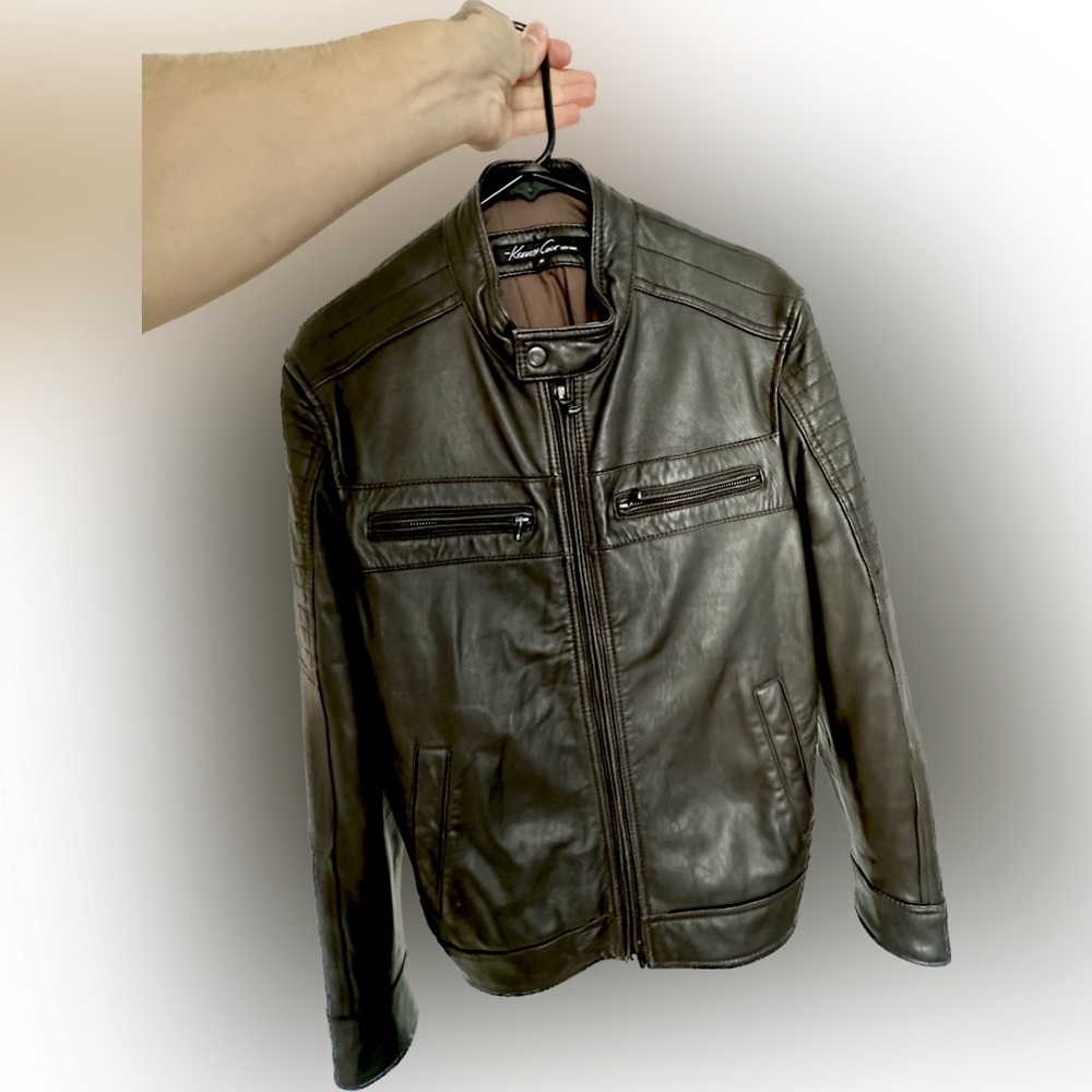 Leather Jacket Brown Medium (Real Leather)